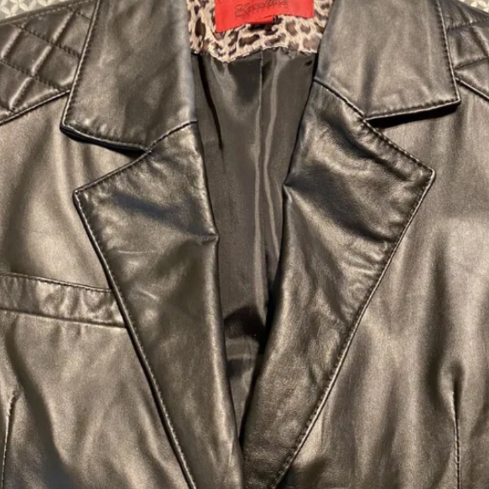 Excelled leather jacket